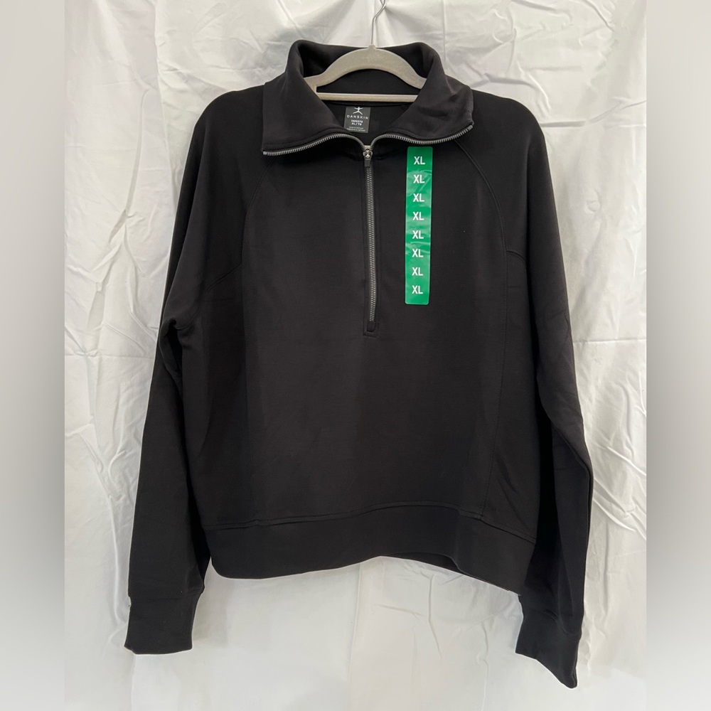 Danskin Men's Black Zip-Up Sweater #165